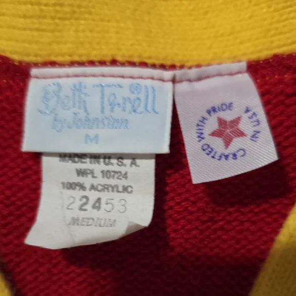 Vintage Colorful Kids Cardigan - Picture 2 of 4